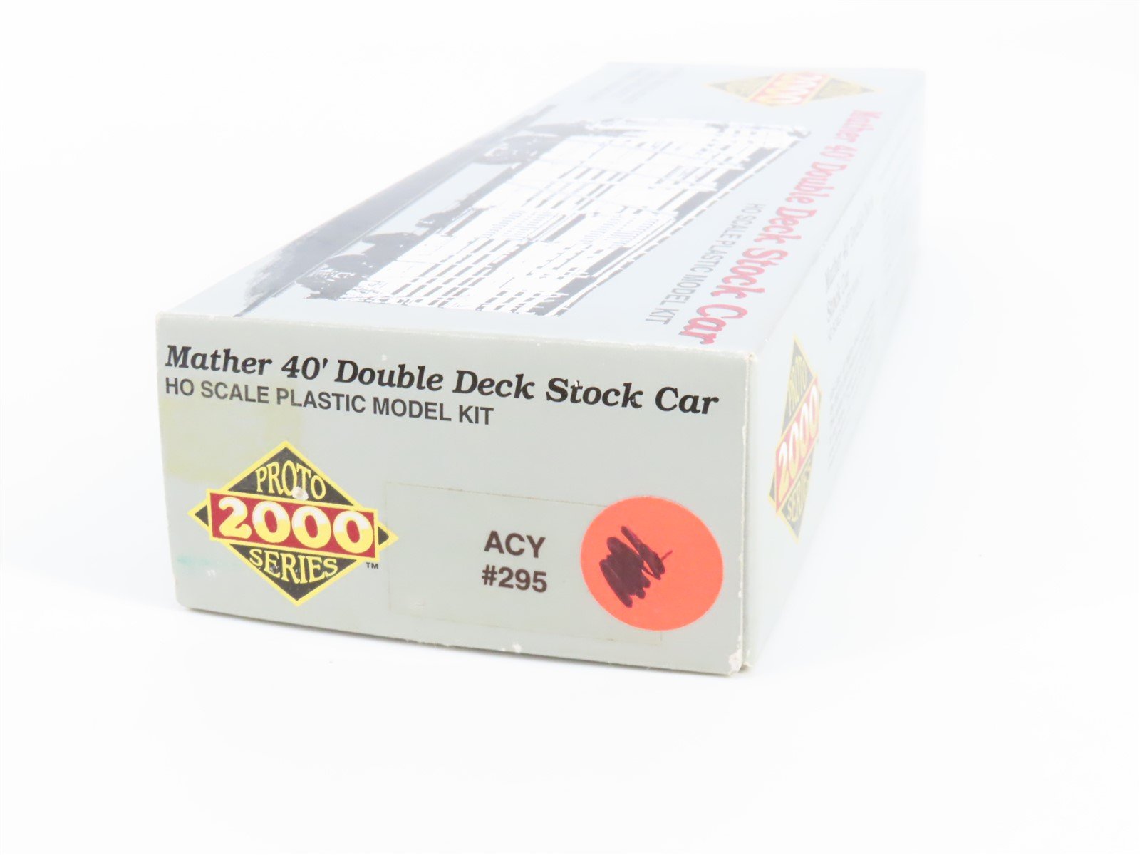 HO Scale PROTO 2000 Kit ACY Akron Canton & Youngstown 40' Stock Car #295