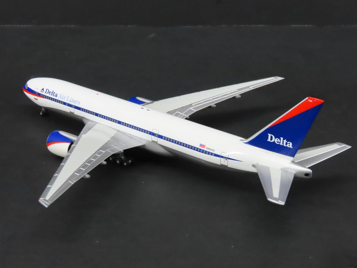 1:400 Scale Herpa Wings 560276 Die-Cast Delta Air Lines Boeing 777-200 Airliner