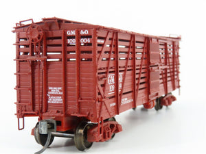 HO Scale PROTO 2000 GM&O Gulf Mobile & Ohio 40' Double Deck Stock Car #109004