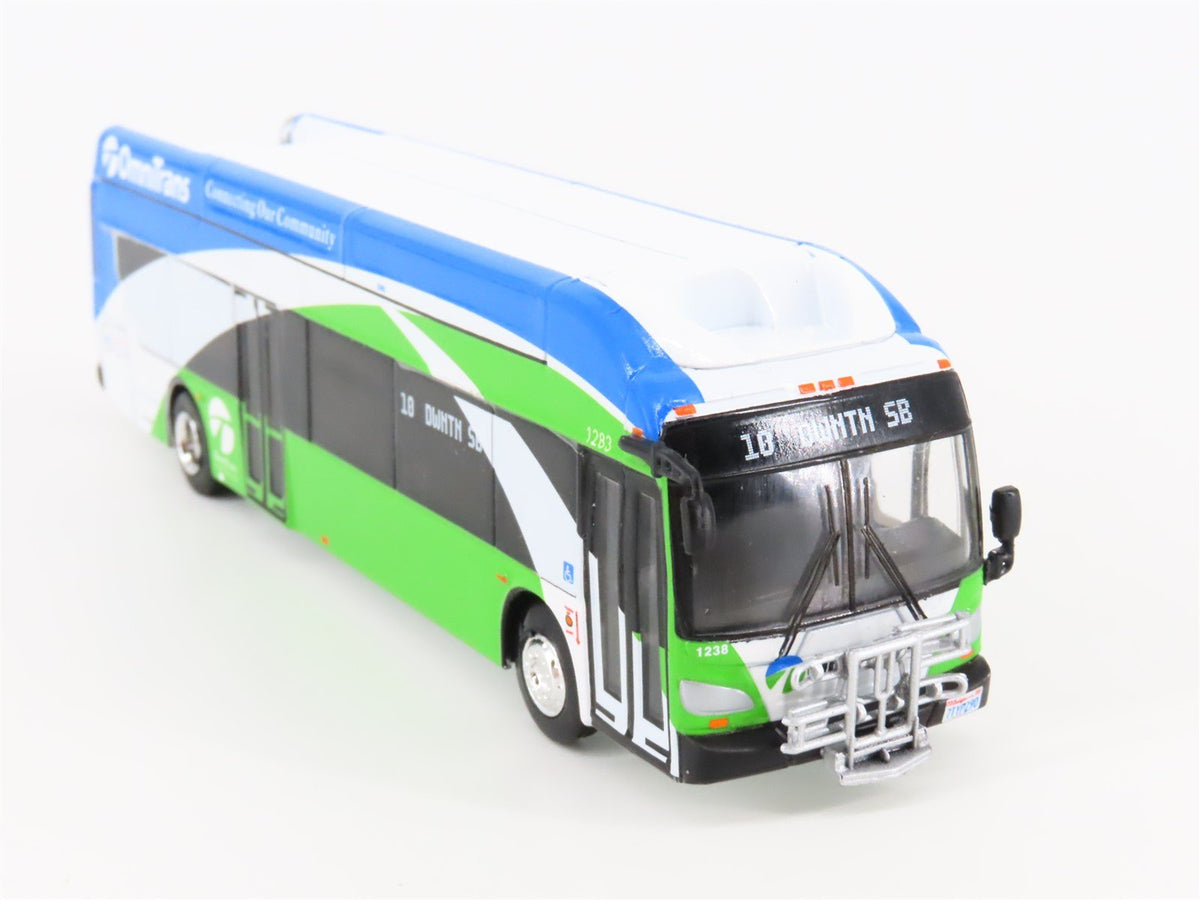 1:87 Scale Iconic Replicas 87-0235 Die-Cast OmniTrans Xcelsior Transit Bus