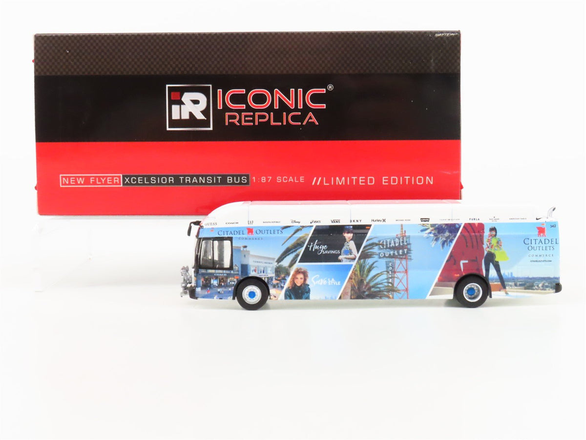 1:87 Scale Iconic Replicas Die-Cast Citadel Outlets Xcelsior Transit Bus