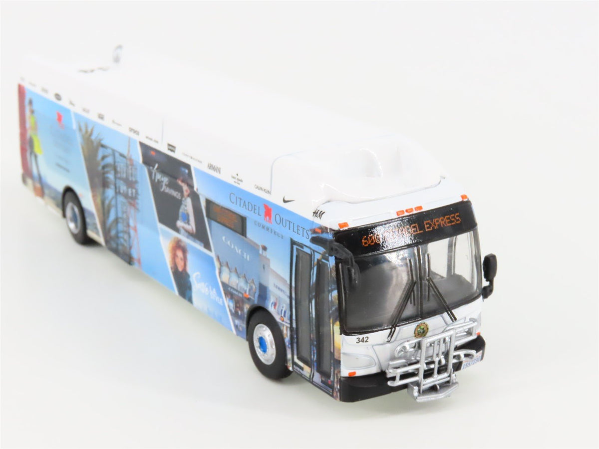 1:87 Scale Iconic Replicas Die-Cast Citadel Outlets Xcelsior Transit Bus