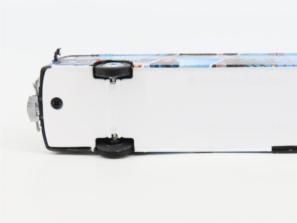 1:87 Scale Iconic Replicas Die-Cast Citadel Outlets Xcelsior Transit Bus