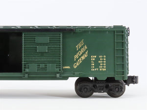 O Gauge 3-Rail Lionel 9742 M&STL The Peoria Gateway Single Door Box Car #9742