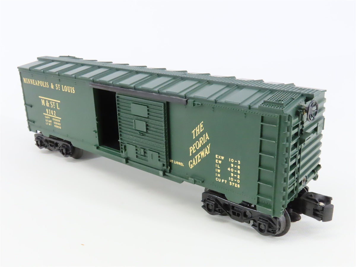 O Gauge 3-Rail Lionel 9742 M&amp;STL The Peoria Gateway Single Door Box Car #9742