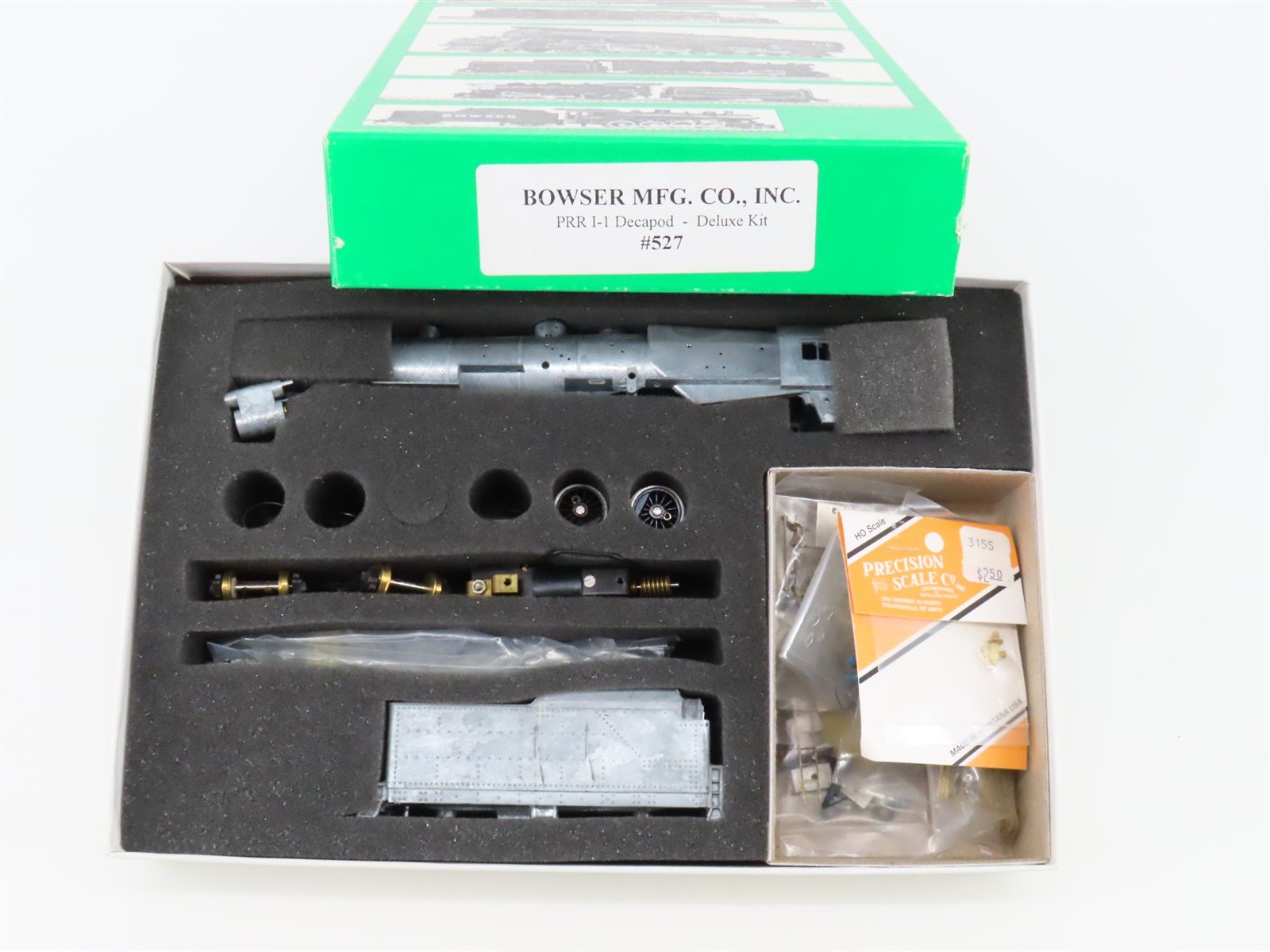 HO Scale Bowser Undecorated 527 PRR Pennsylvania I-1 2-10-0 Steam Loco Kit
