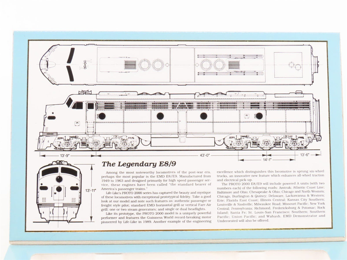 HO Scale Proto 2000 21007 PRR Pennsylvania E8/9A Diesel Loco #5713A