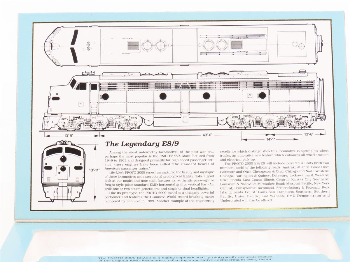 HO Scale Proto 2000 21008 PRR Pennsylvania E8/9A Diesel Loco #5797A