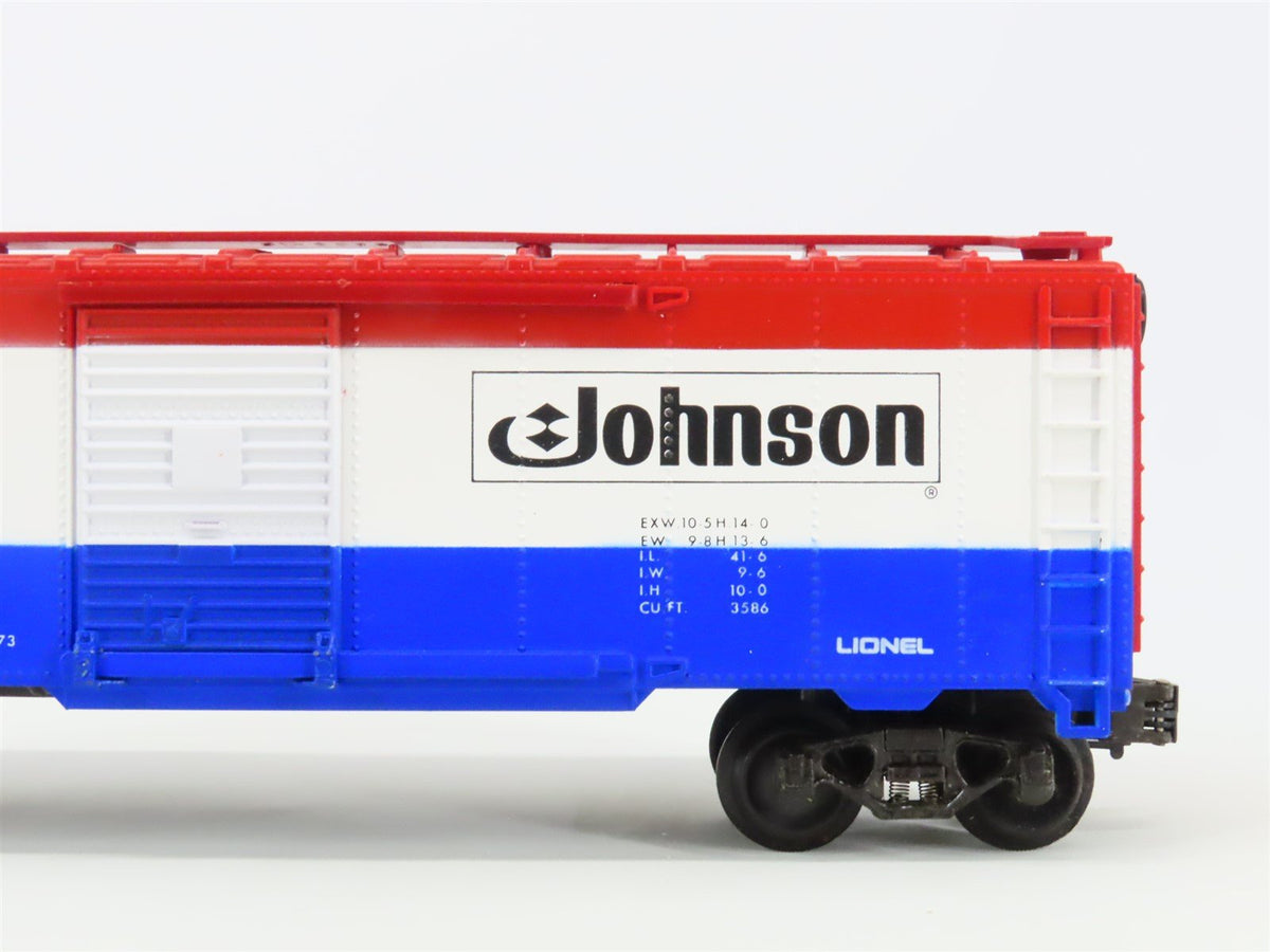 O Gauge 3-Rail Lionel 6-9803 JWAX Johnson Wax Single Door Box Car #9803