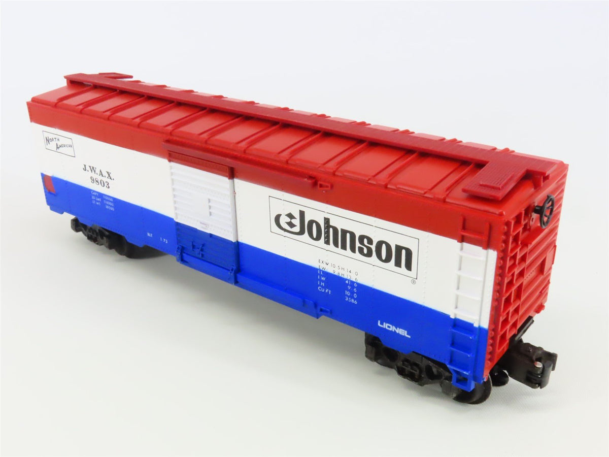 O Gauge 3-Rail Lionel 6-9803 JWAX Johnson Wax Single Door Box Car #9803