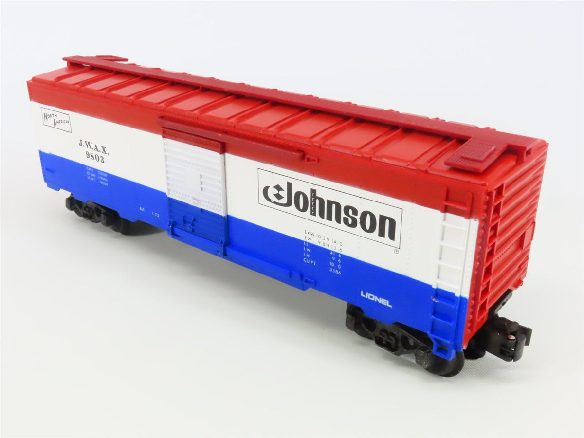 O Gauge 3-Rail Lionel 6-9803 JWAX Johnson Wax Single Door Box Car #9803