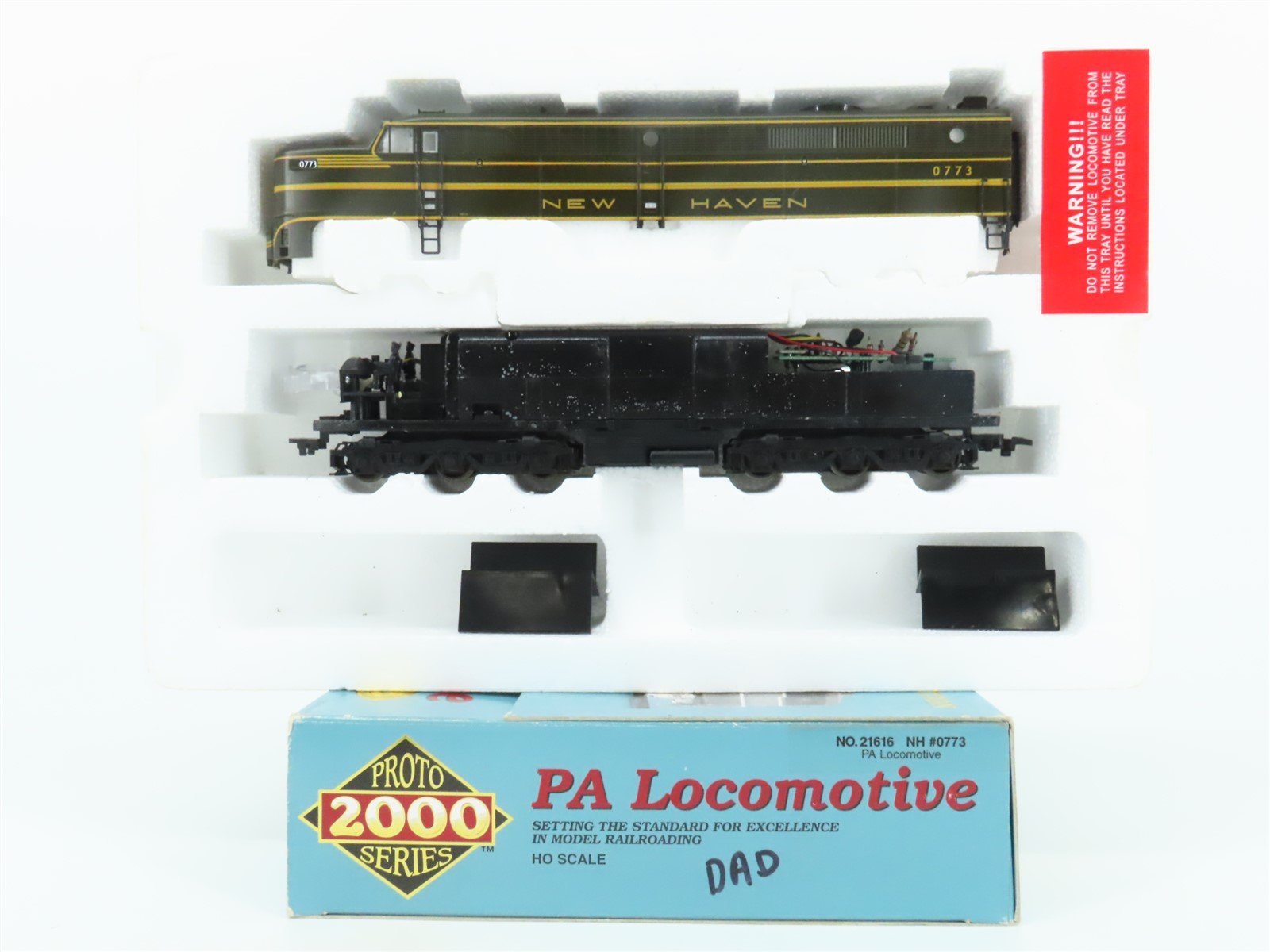 HO Scale Proto 2000 21616 NH New Haven Alco PA Diesel Locomotive #0773