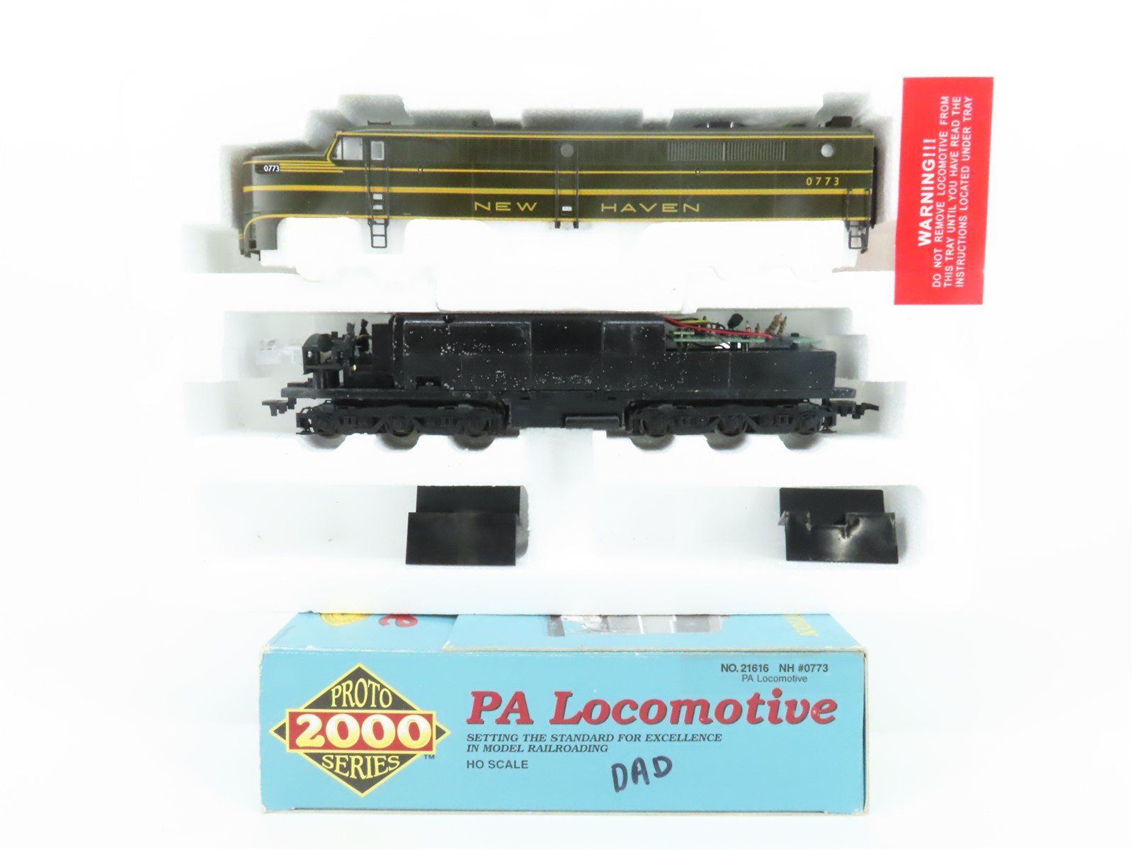HO Scale Proto 2000 21616 NH New Haven Alco PA Diesel Locomotive #0773
