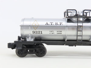 O Gauge 3-Rail Lionel 6-9321 ATSF Santa Fe Railroad Single Dome Tank Car #9321