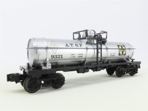 O Gauge 3-Rail Lionel 6-9321 ATSF Santa Fe Railroad Single Dome Tank Car #9321
