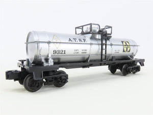 O Gauge 3-Rail Lionel 6-9321 ATSF Santa Fe Railroad Single Dome Tank Car #9321
