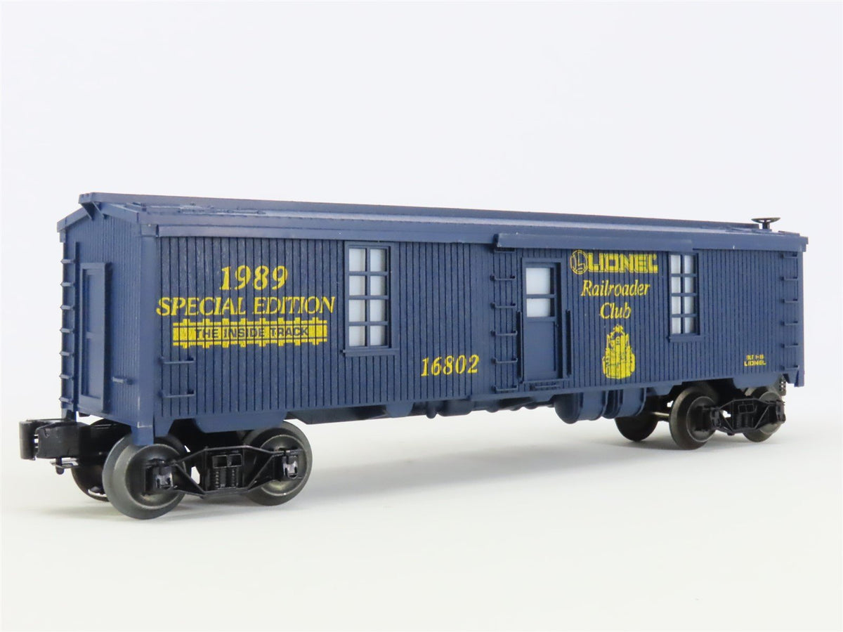 O Gauge 3-Rail Lionel 6-16802 Railroader Club 1989 Tool Car #16802