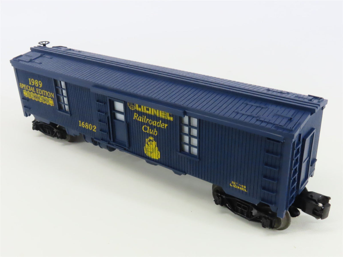 O Gauge 3-Rail Lionel 6-16802 Railroader Club 1989 Tool Car #16802