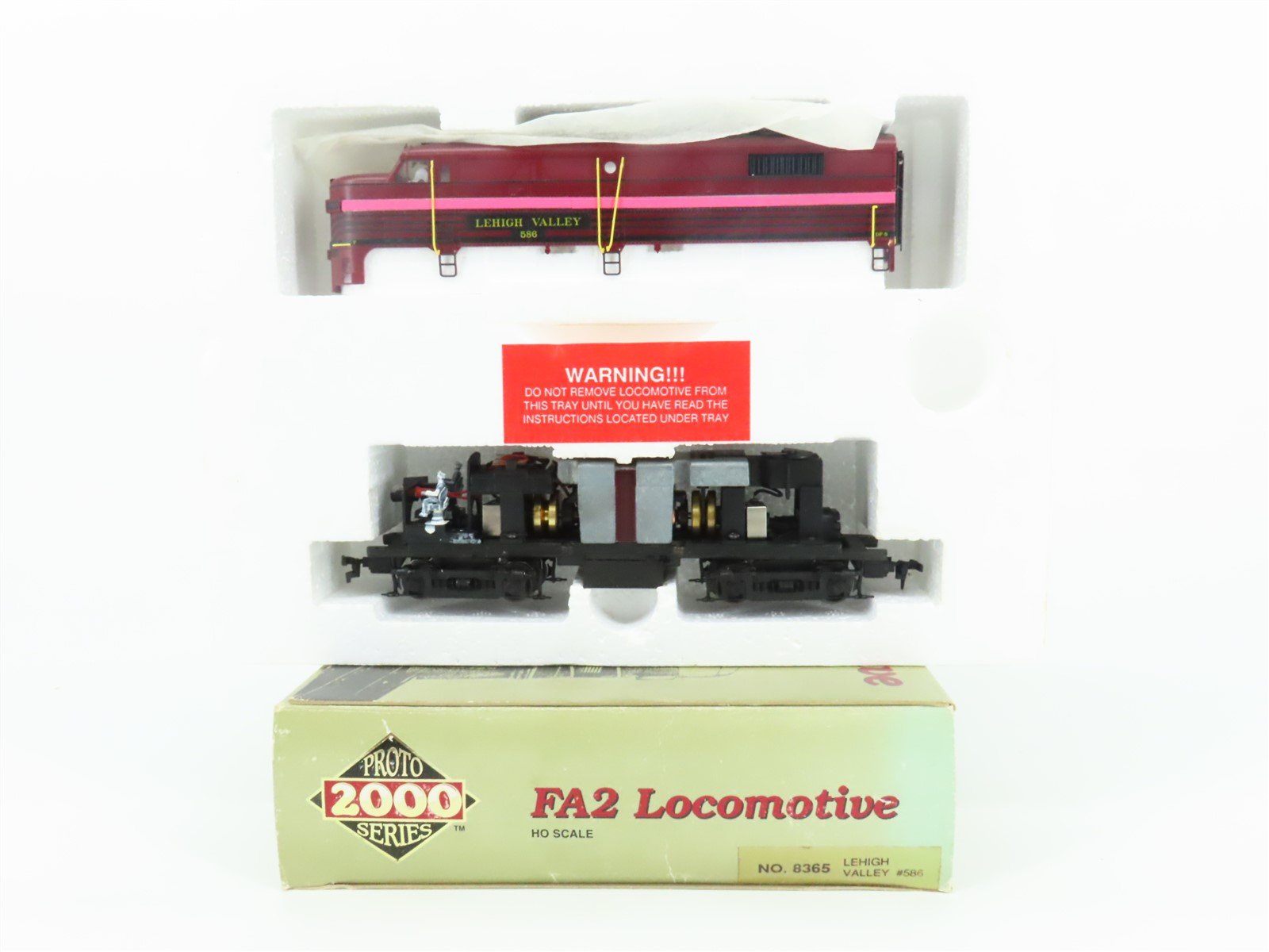 HO Scale Proto 2000 8365 LV Lehigh Valley FA2 Diesel Loco #586 BAD GEARS