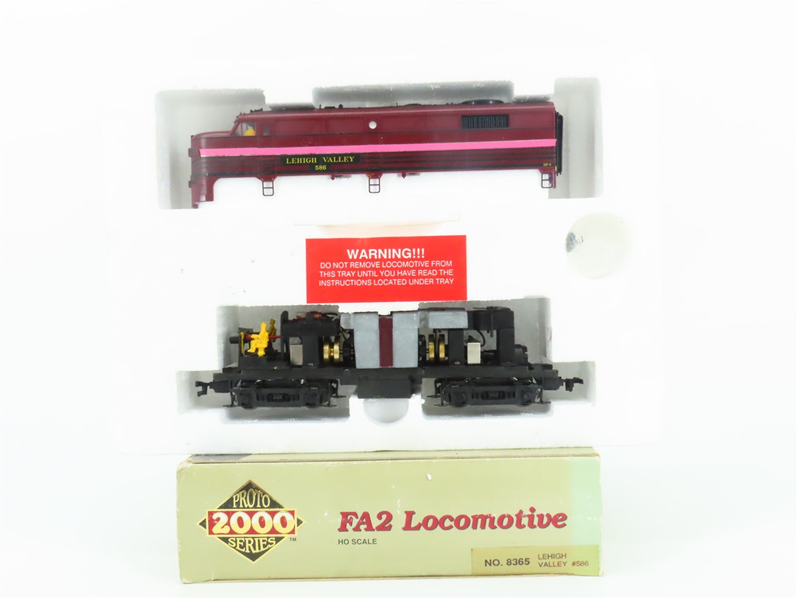 HO Scale Proto 2000 8365 LV Lehigh Valley FA2 Diesel Loco #586 BAD GEARS