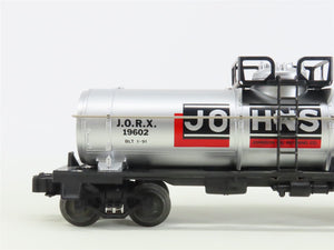 O Gauge 3-Rail Lionel 6-19602 JORX Johnson Oil Single Dome Tank Car #19602