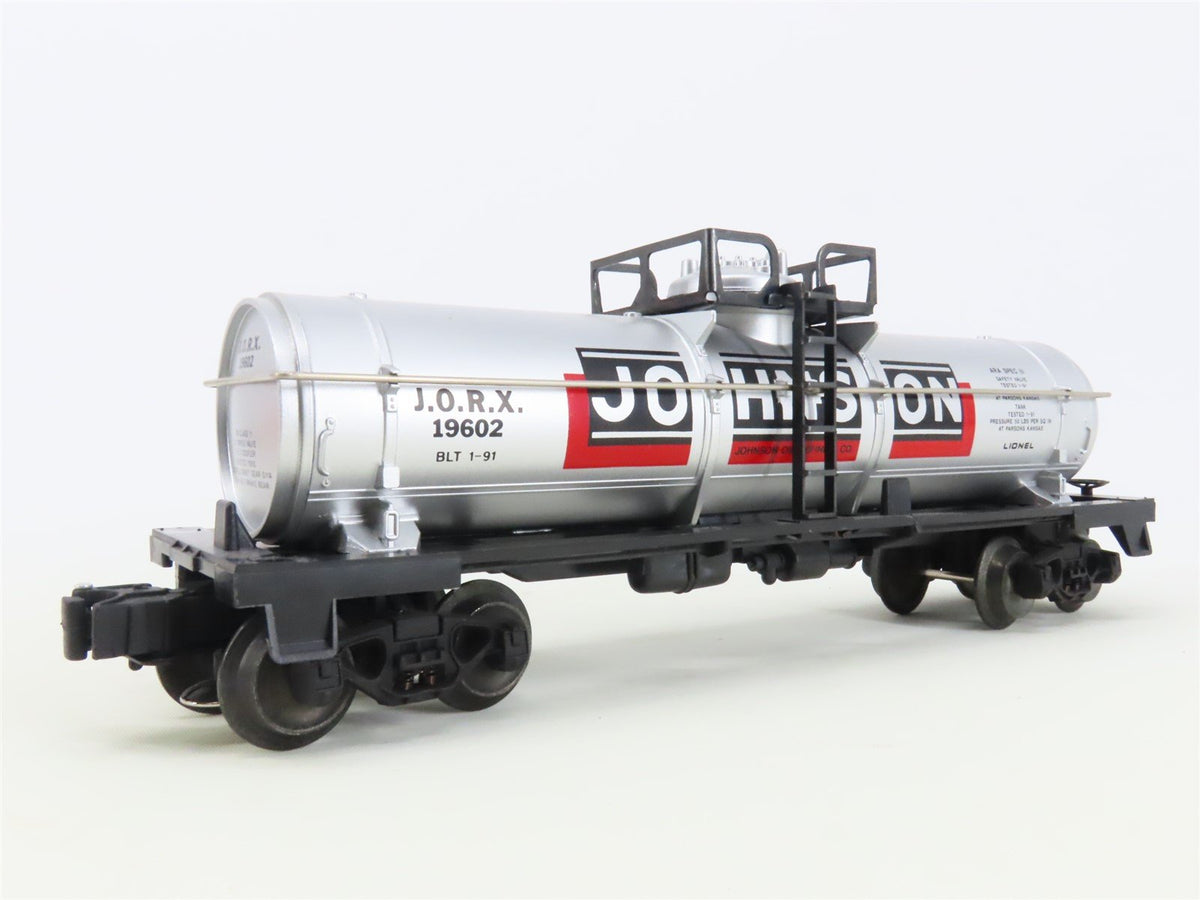O Gauge 3-Rail Lionel 6-19602 JORX Johnson Oil Single Dome Tank Car #19602