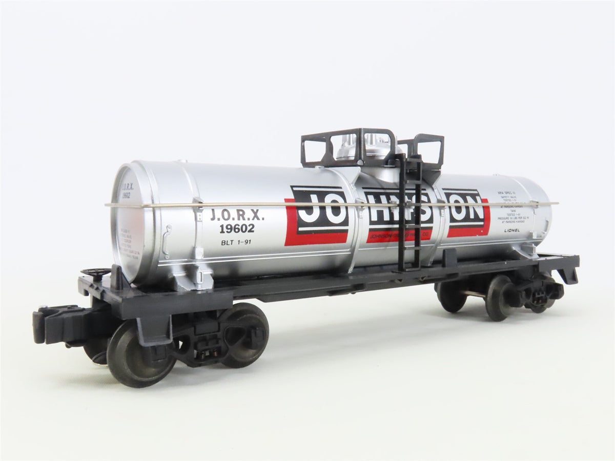 O Gauge 3-Rail Lionel 6-19602 JORX Johnson Oil Single Dome Tank Car #19602