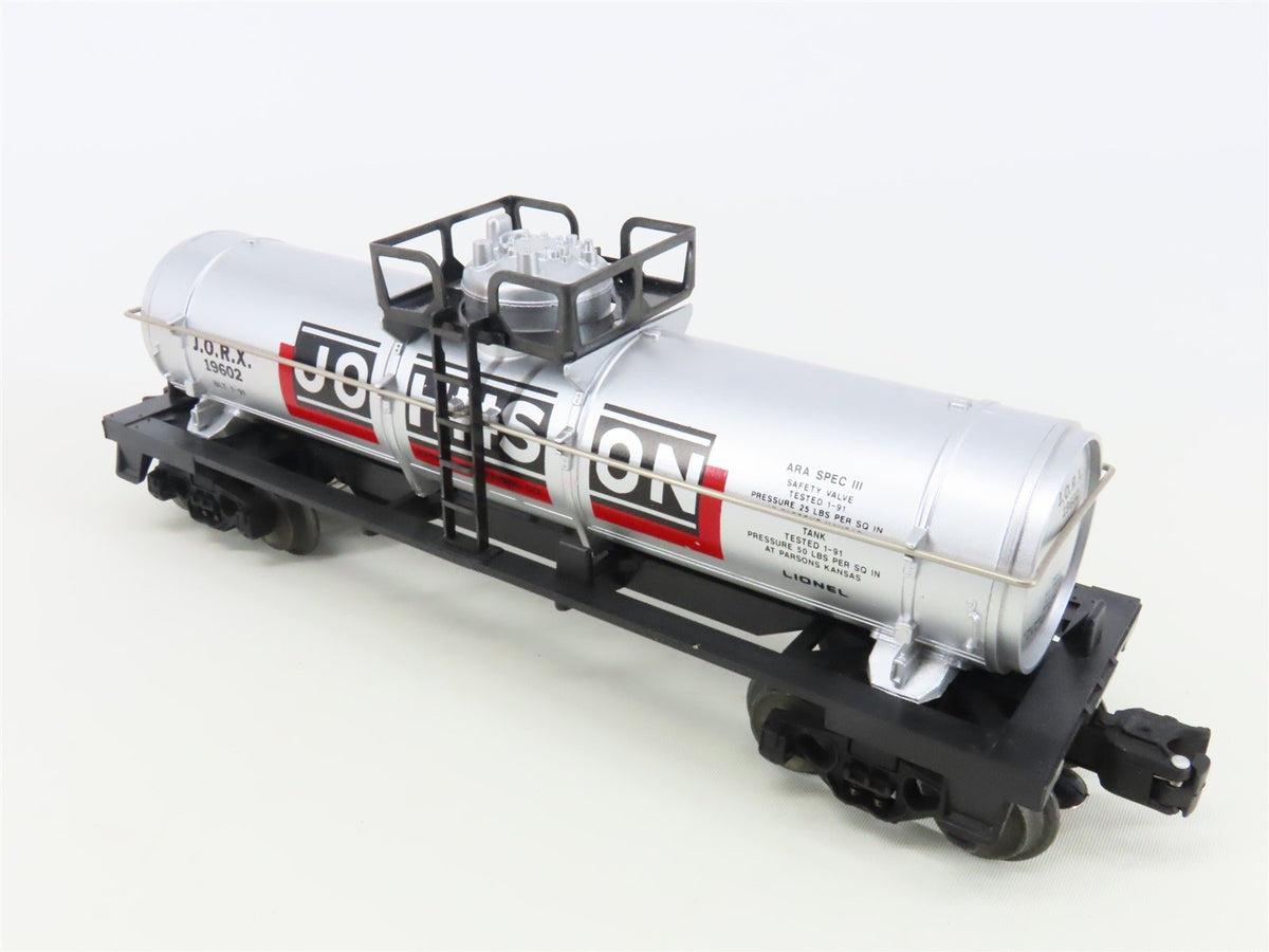 O Gauge 3-Rail Lionel 6-19602 JORX Johnson Oil Single Dome Tank Car #19602