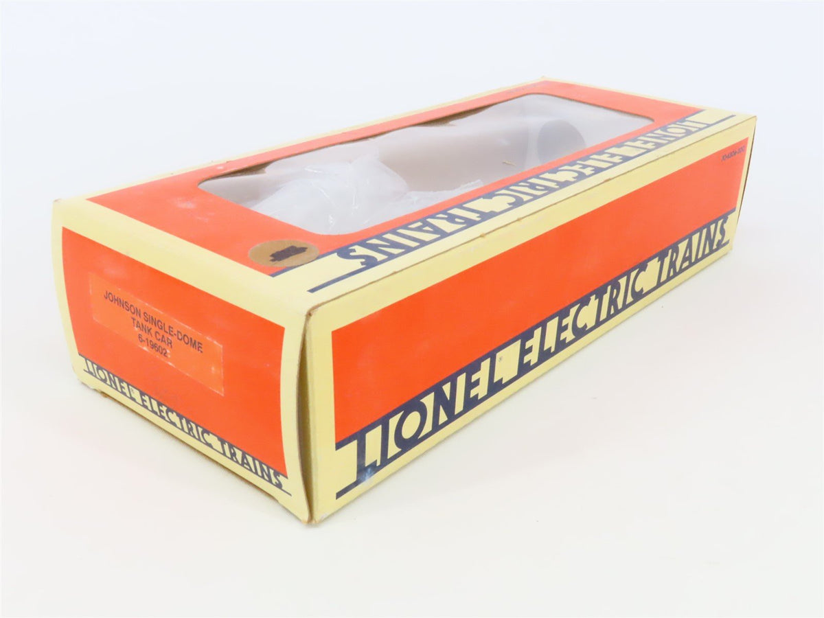 O Gauge 3-Rail Lionel 6-19602 JORX Johnson Oil Single Dome Tank Car #19602
