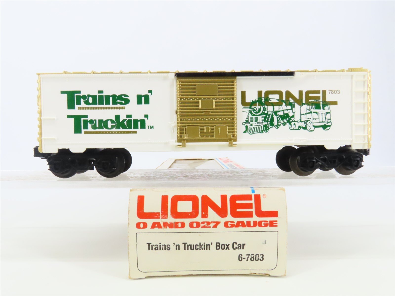 O Gauge 3-Rail Lionel 6-7803 Trains n' Truckin' Single Door Box Car #7803