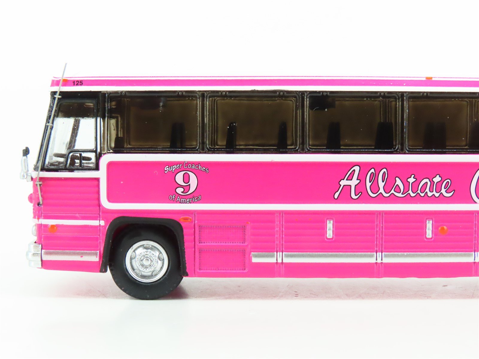 1:87 Iconic Replicas 87-0272 Diecast Allstate Charter Lines MCI MC-9 Coach Bus