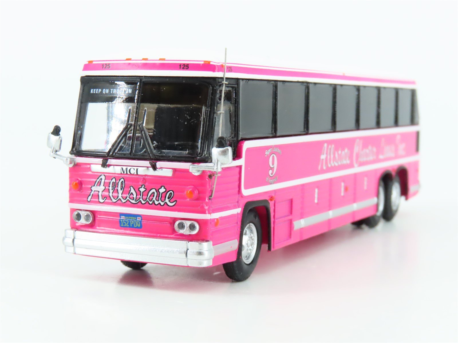 1:87 Iconic Replicas 87-0272 Diecast Allstate Charter Lines MCI MC-9 Coach Bus