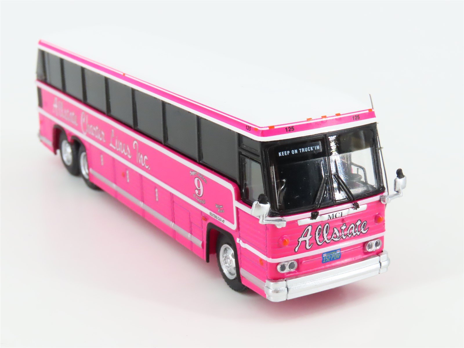 1:87 Iconic Replicas 87-0272 Diecast Allstate Charter Lines MCI MC-9 Coach Bus