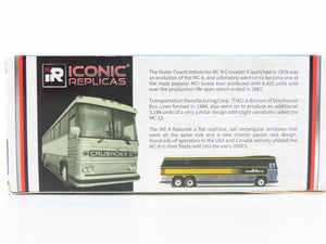 1:87 Scale Iconic Replicas 87-0326 Diecast Carolina Trailways MCI MC-9 Coach Bus