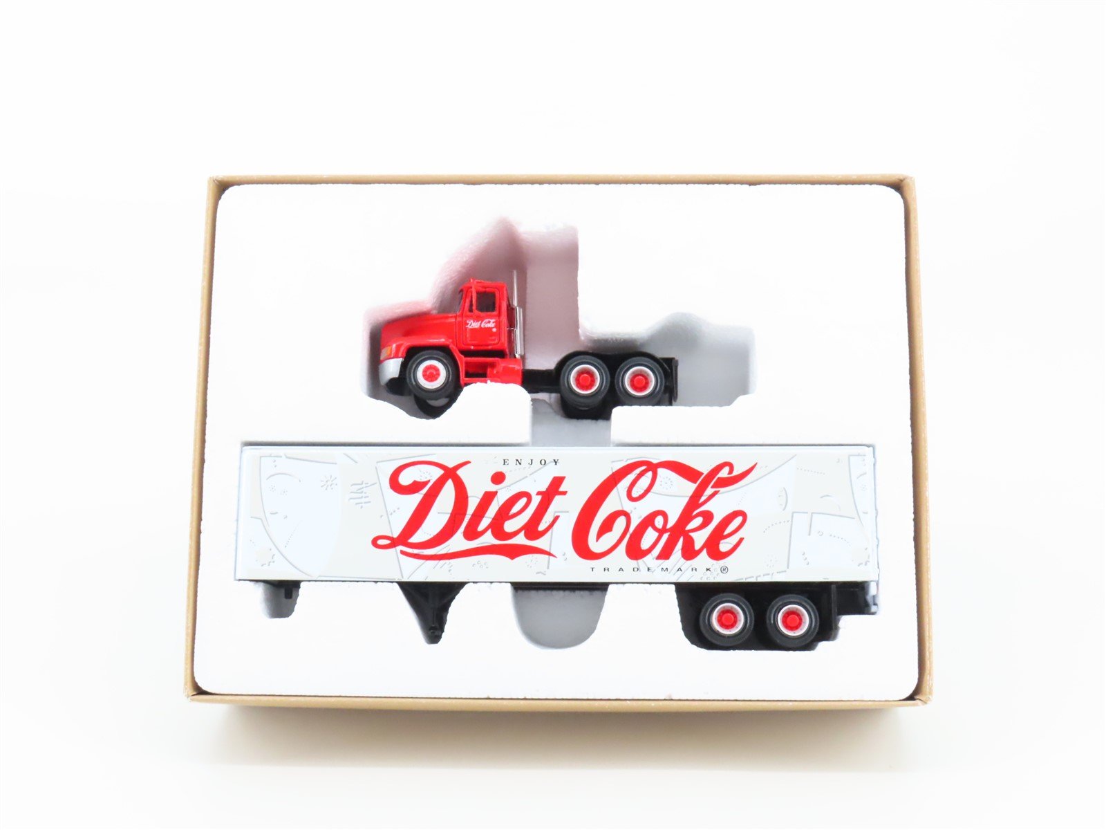 1:64 Scale PEM C71502 Die-Cast Diet Coke Semi Tractor & Trailer