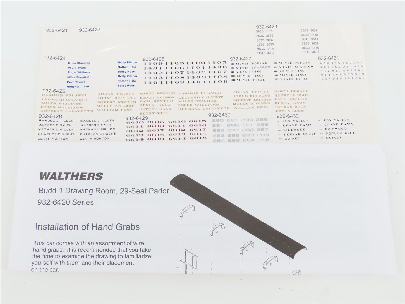 HO Scale Walthers 932-6423 AMTK Amtrak Phase 3 85' Budd Lounge Passenger Car