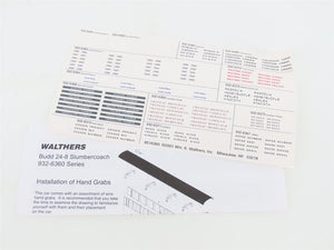 HO Walthers 932-6363 AMTK Amtrak Ph 3 85' Budd 24-8 Slumbercoach Passenger