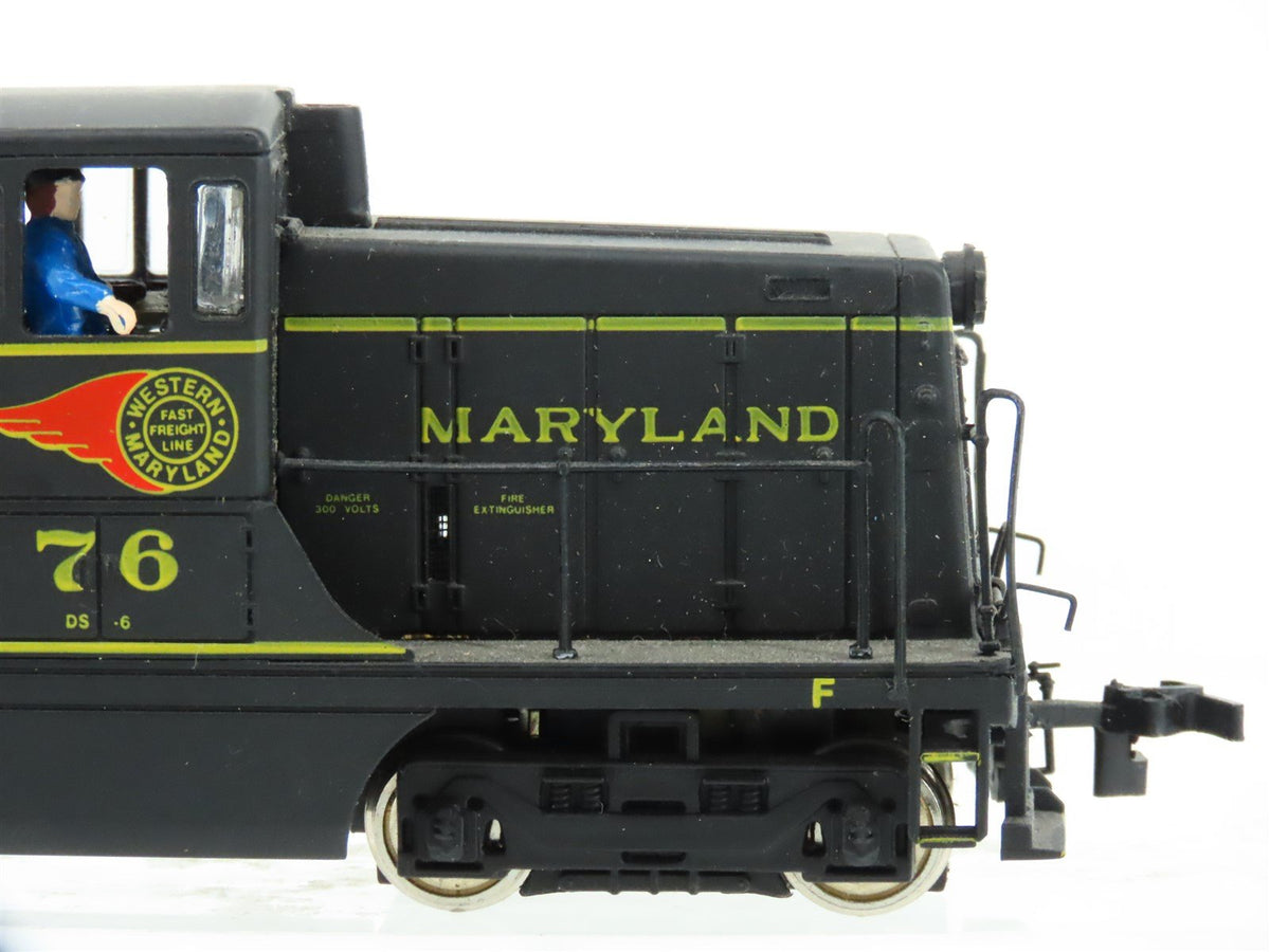 HO Scale Bachmann WM Western Maryland GE 44-Tonner Diesel Locomotive #76