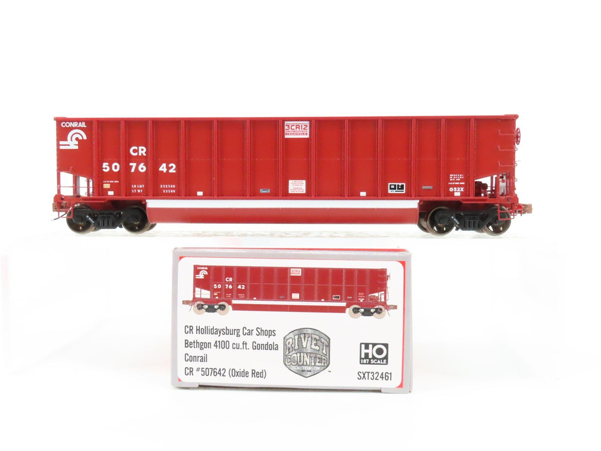 HO Scaletrains Rivet Counter SXT32461 CR Conrail Bethgon Gondola #507642