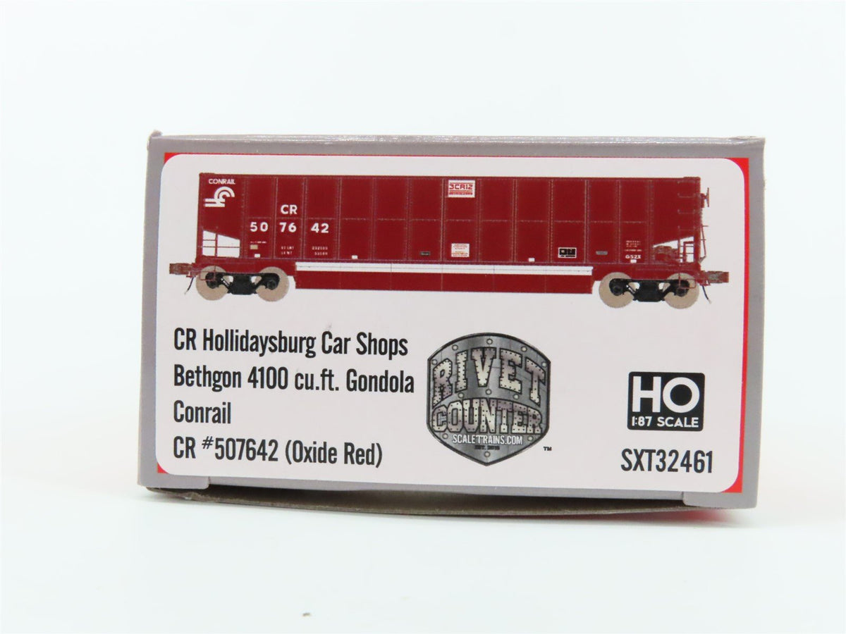 HO Scaletrains Rivet Counter SXT32461 CR Conrail Bethgon Gondola #507642