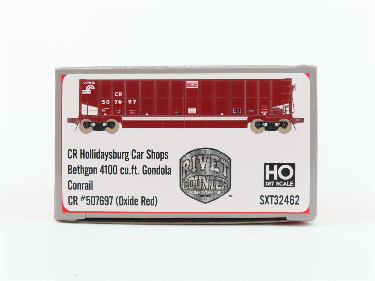 HO Scaletrains Rivet Counter SXT32462 CR Conrail Bethgon Gondola #507697