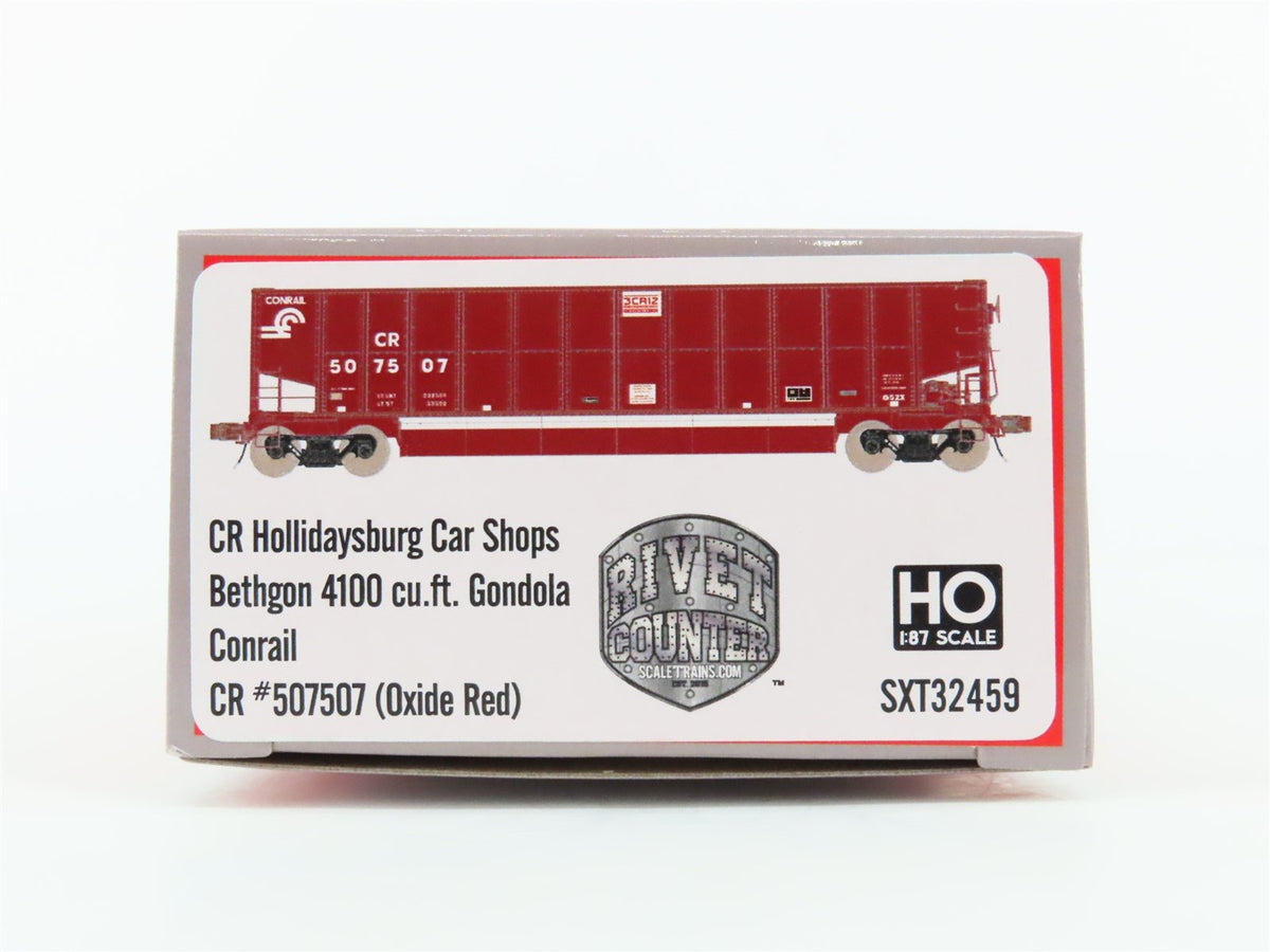 HO Scaletrains Rivet Counter SXT32459 CR Conrail Bethgon Gondola #507507