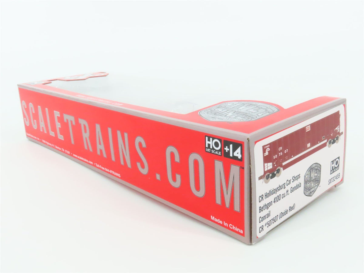 HO Scaletrains Rivet Counter SXT32459 CR Conrail Bethgon Gondola #507507