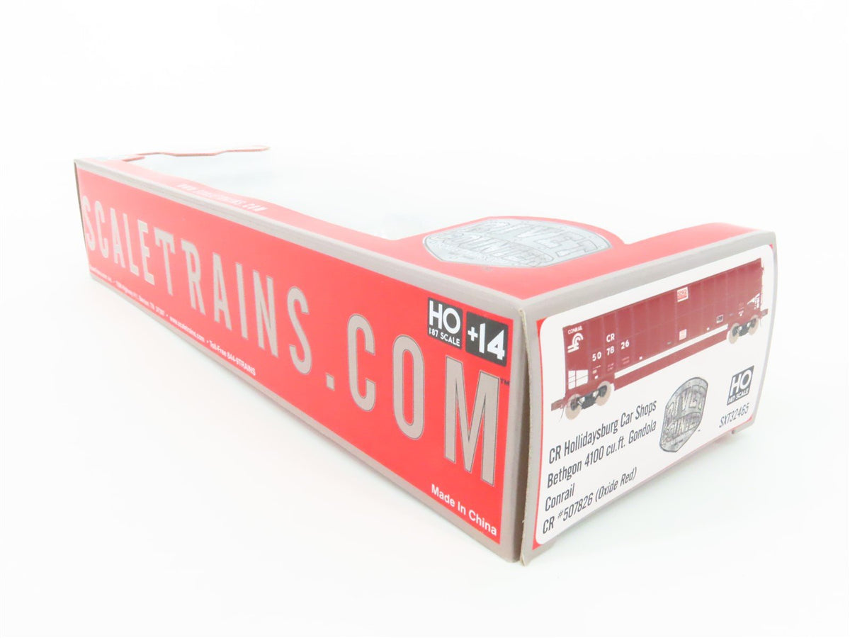 HO Scaletrains Rivet Counter SXT32465 CR Conrail Bethgon Gondola #507826