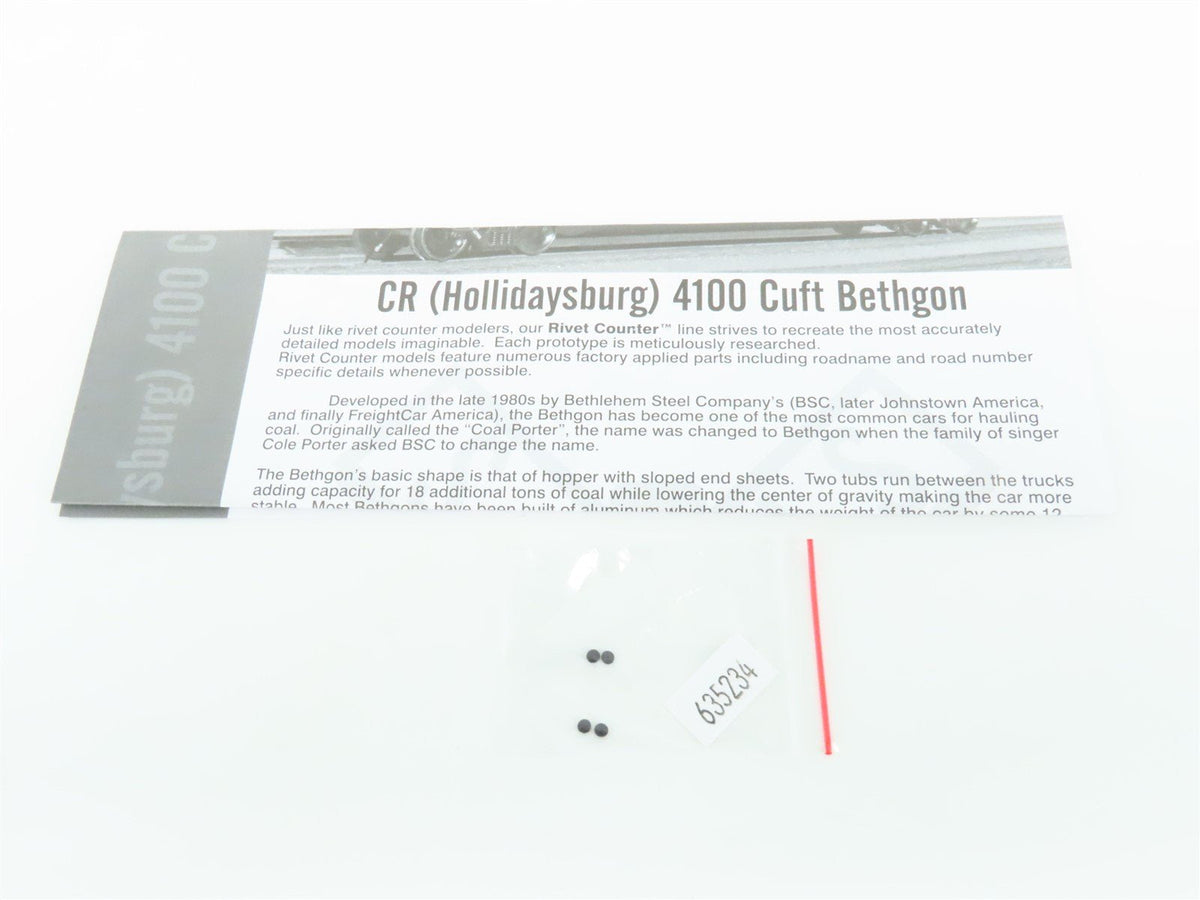 HO Scaletrains Rivet Counter SXT32460 CR Conrail Bethgon Gondola #507509