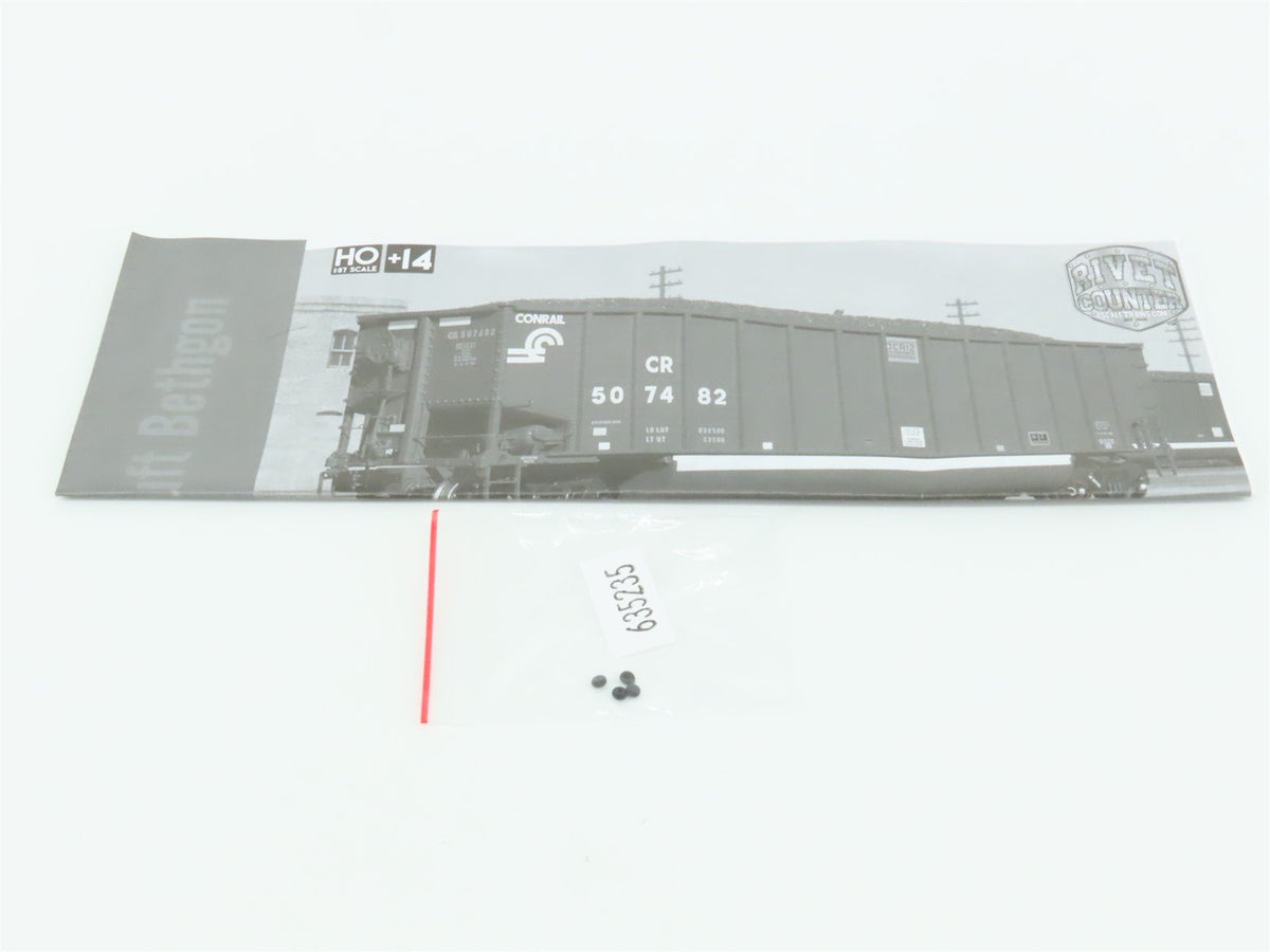 HO Scaletrains Rivet Counter SXT32464 CR Conrail Bethgon Gondola #507801