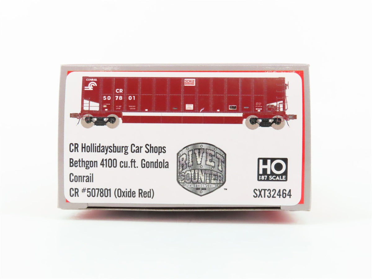 HO Scaletrains Rivet Counter SXT32464 CR Conrail Bethgon Gondola #507801