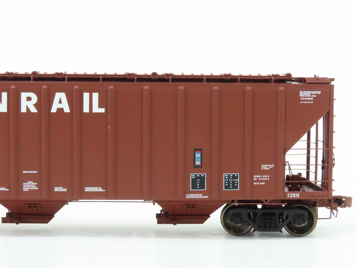 HO Scaletrains Rivet Counter SXT30735 CR Conrail 3-Bay Covered Hopper #886965