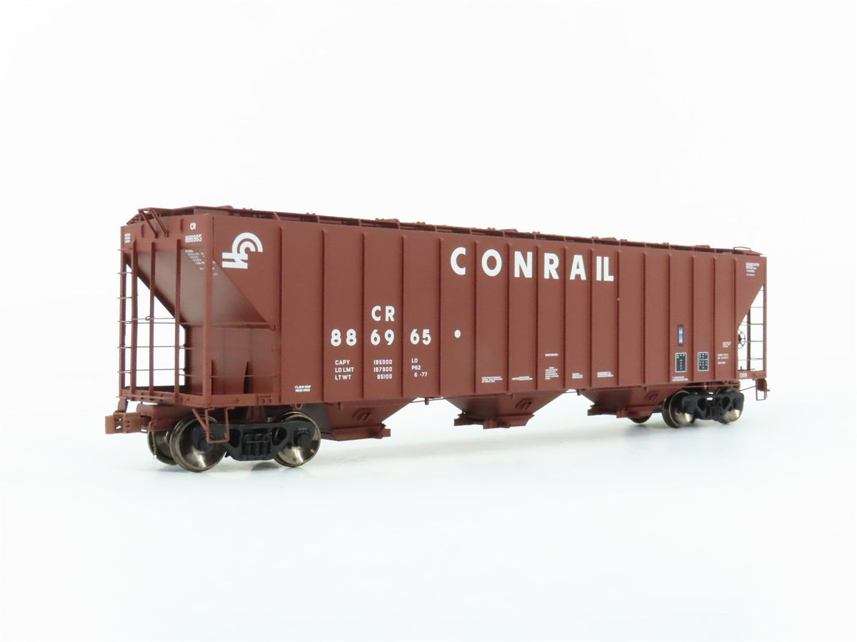 HO Scaletrains Rivet Counter SXT30735 CR Conrail 3-Bay Covered Hopper #886965