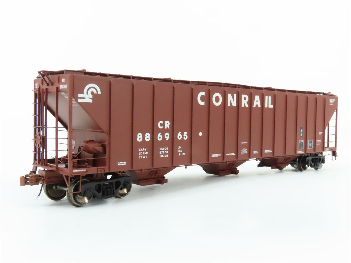 HO Scaletrains Rivet Counter SXT30735 CR Conrail 3-Bay Covered Hopper #886965